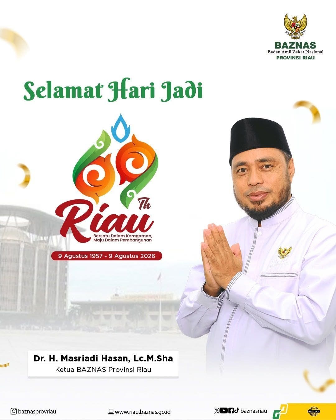 Iklan Baznas HUT Riau 69 2026
